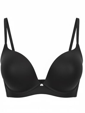 Black Low-Cut Bra